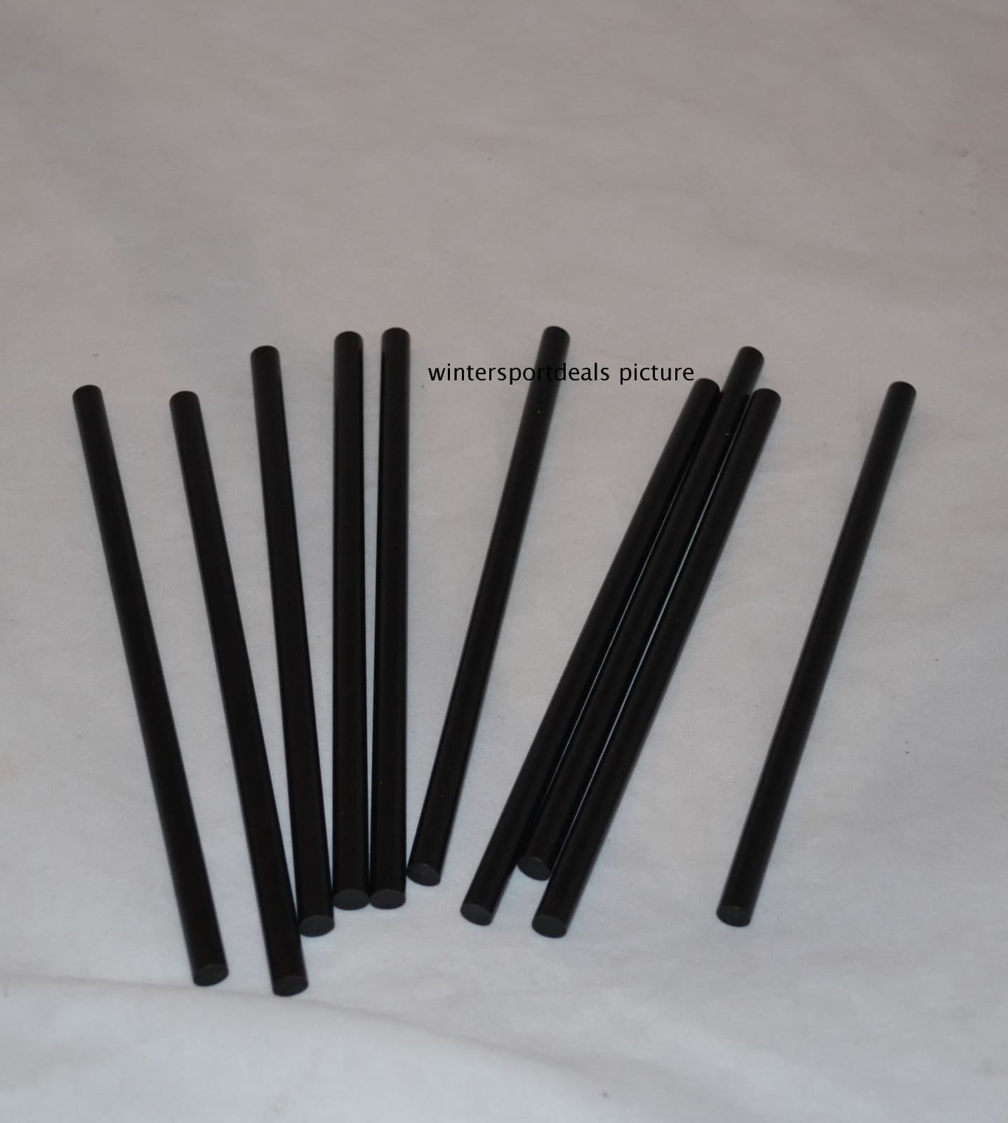 lot 10 black P-Tex PTex Rods base repair sticks 7.5 inch drip Free Ship USA