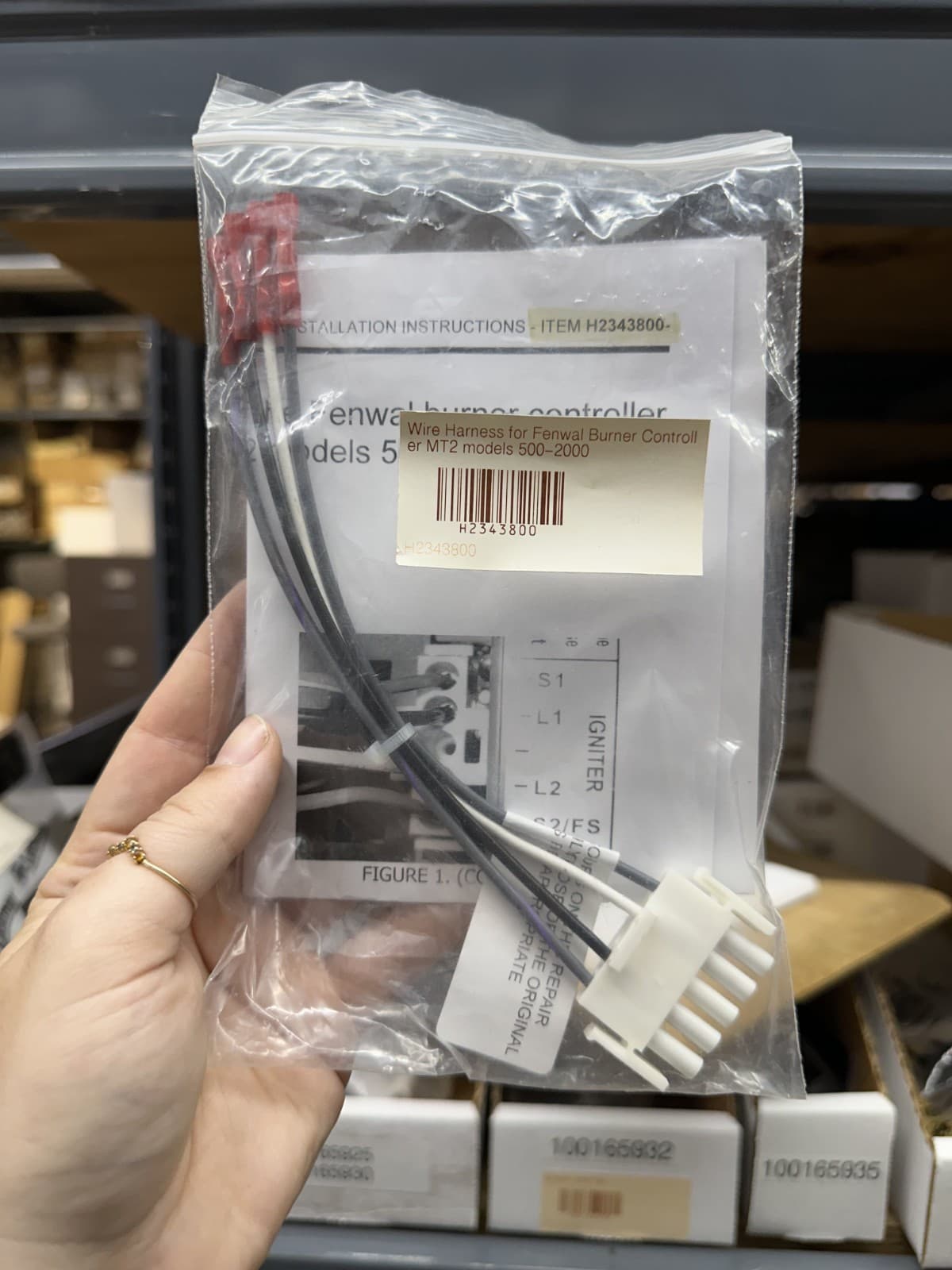 H2343800 | Laars Wire Harness for Fenwal Burner Controller - MT2 Models 500-2000