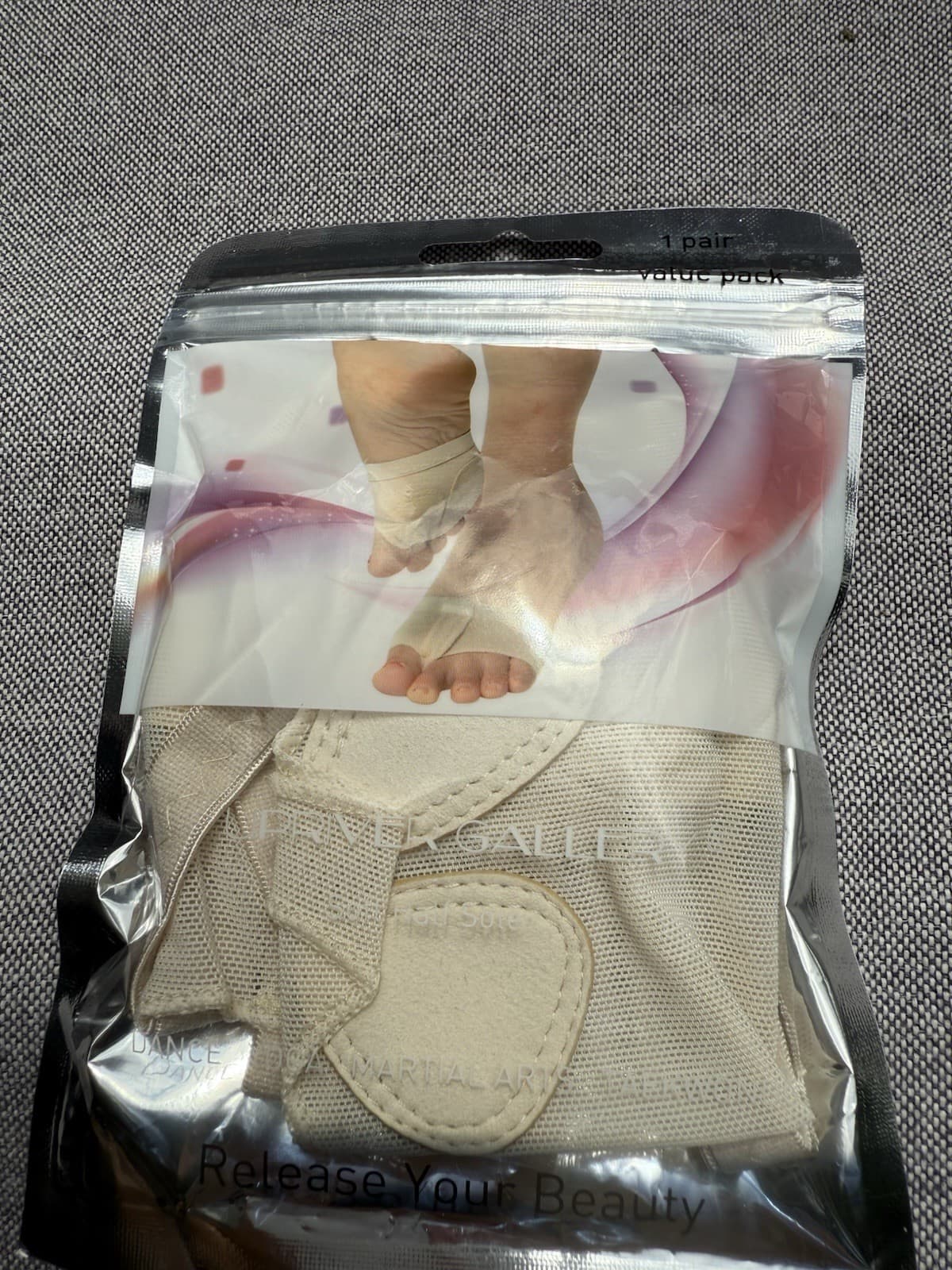 Dance Foot Thongs, Foot Paws Dance Yoga Half Foot Shoes.