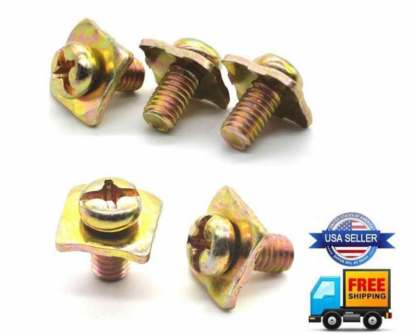 5pcs 5mm Amplifier Terminal Screws Square Washer POWER GROUND SPEAKER Amp Screw