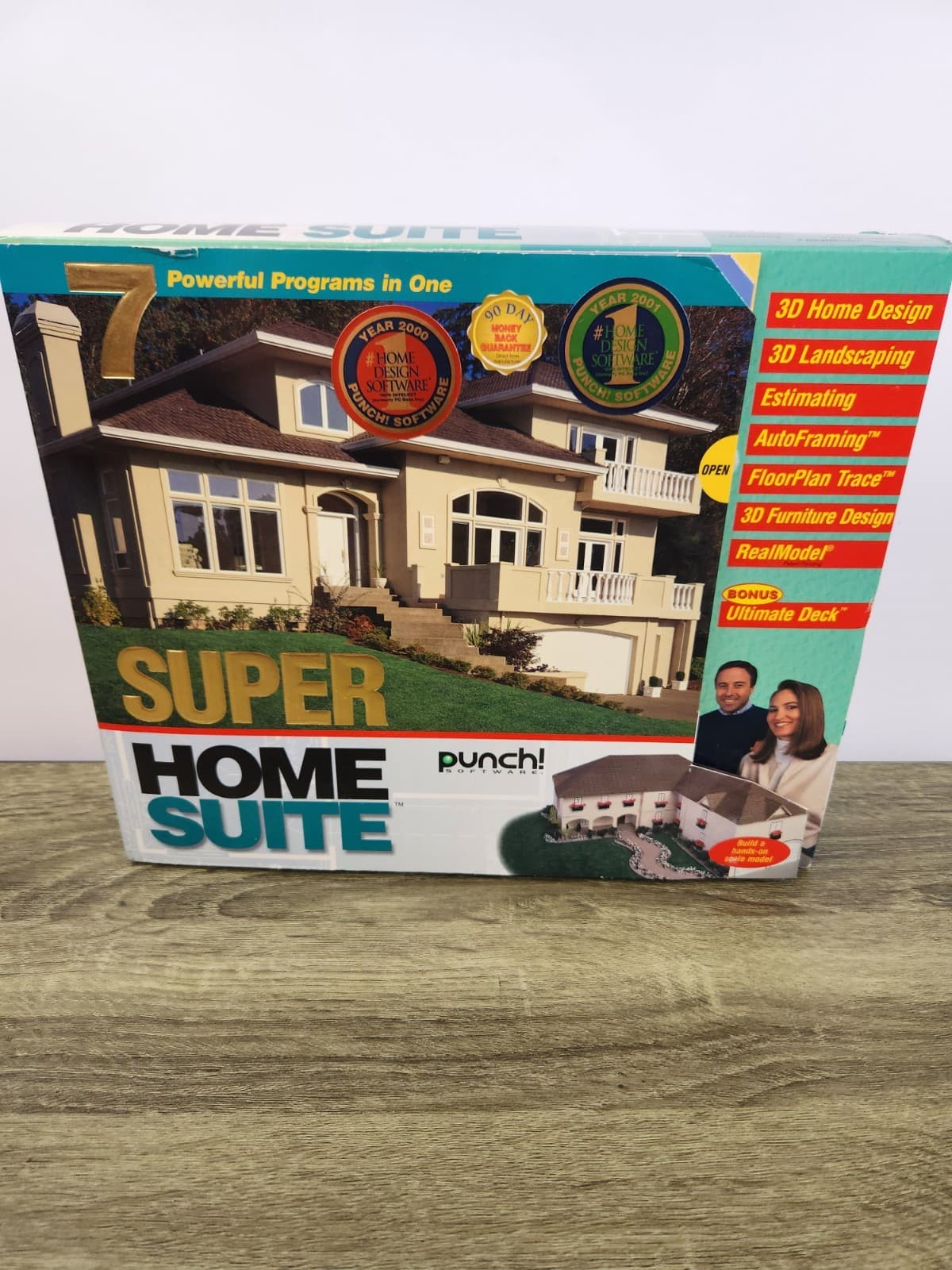 Punch! Super Home Suite CD ROM 3.0 Real Model 3D Home Design 2001 - NEW
