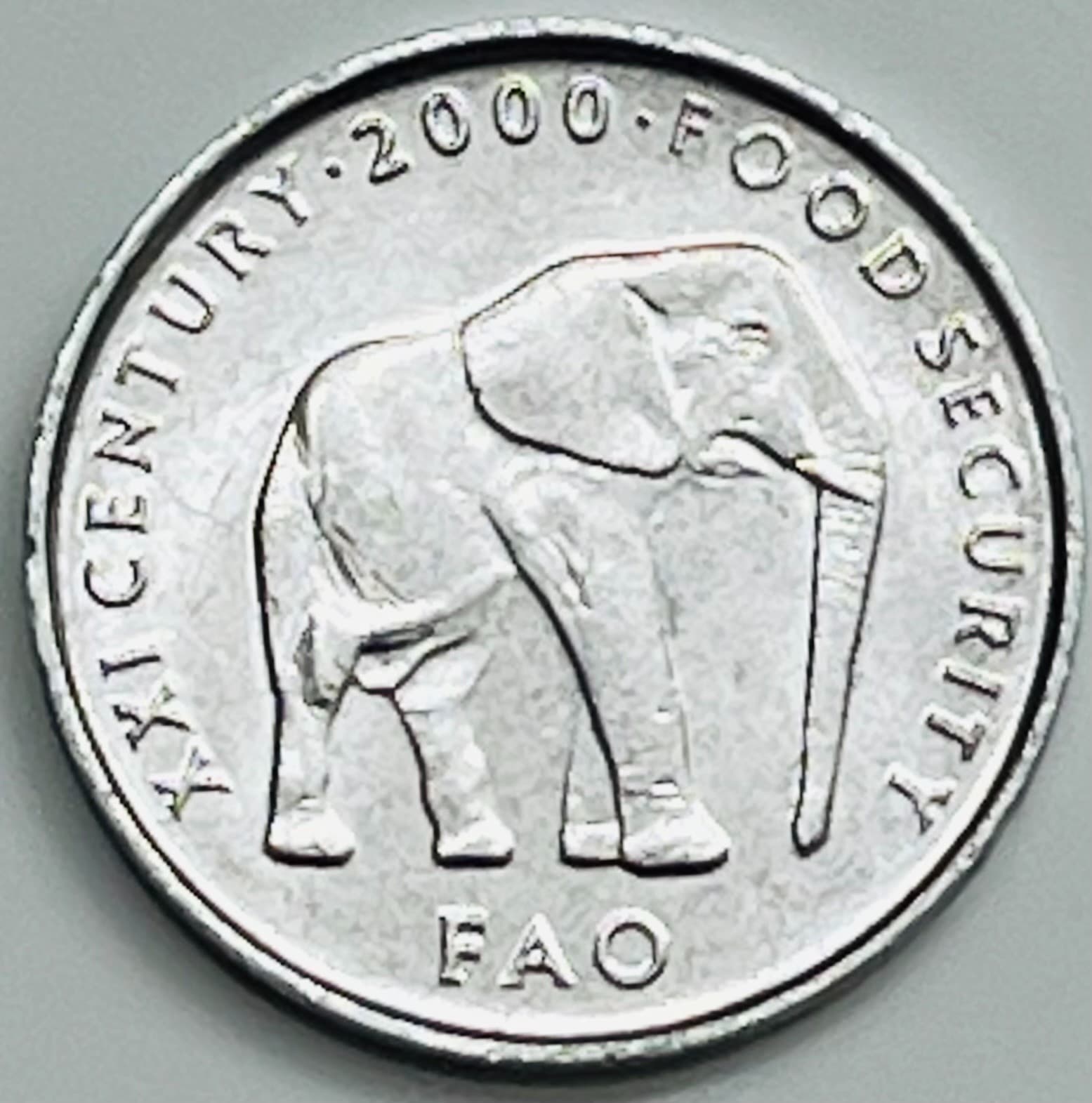 2000 Somalia 5 Shillings KM# 45 Uncirculated Condition