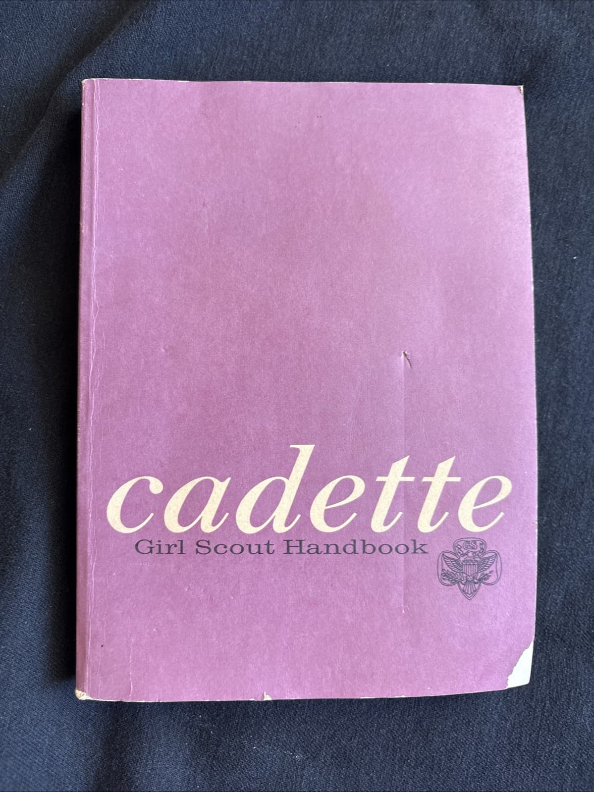 VINTAGE GIRL SCOUT - 1963 CADETTE GIRL SCOUT HANDBOOK - paperback