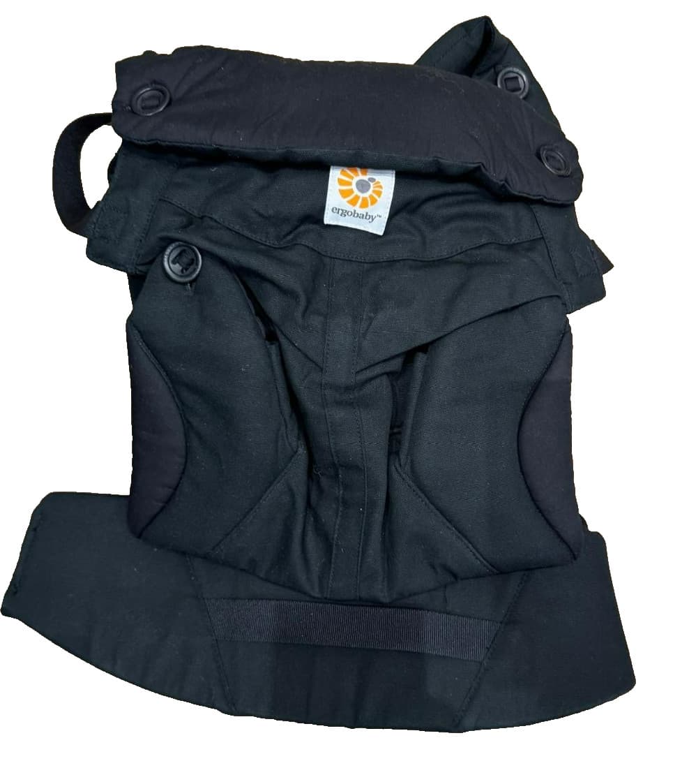 ERGOBABY ERGO BABY CARRIER 360 ALL POSITION BABY CARRIER PURE BLACK EUC