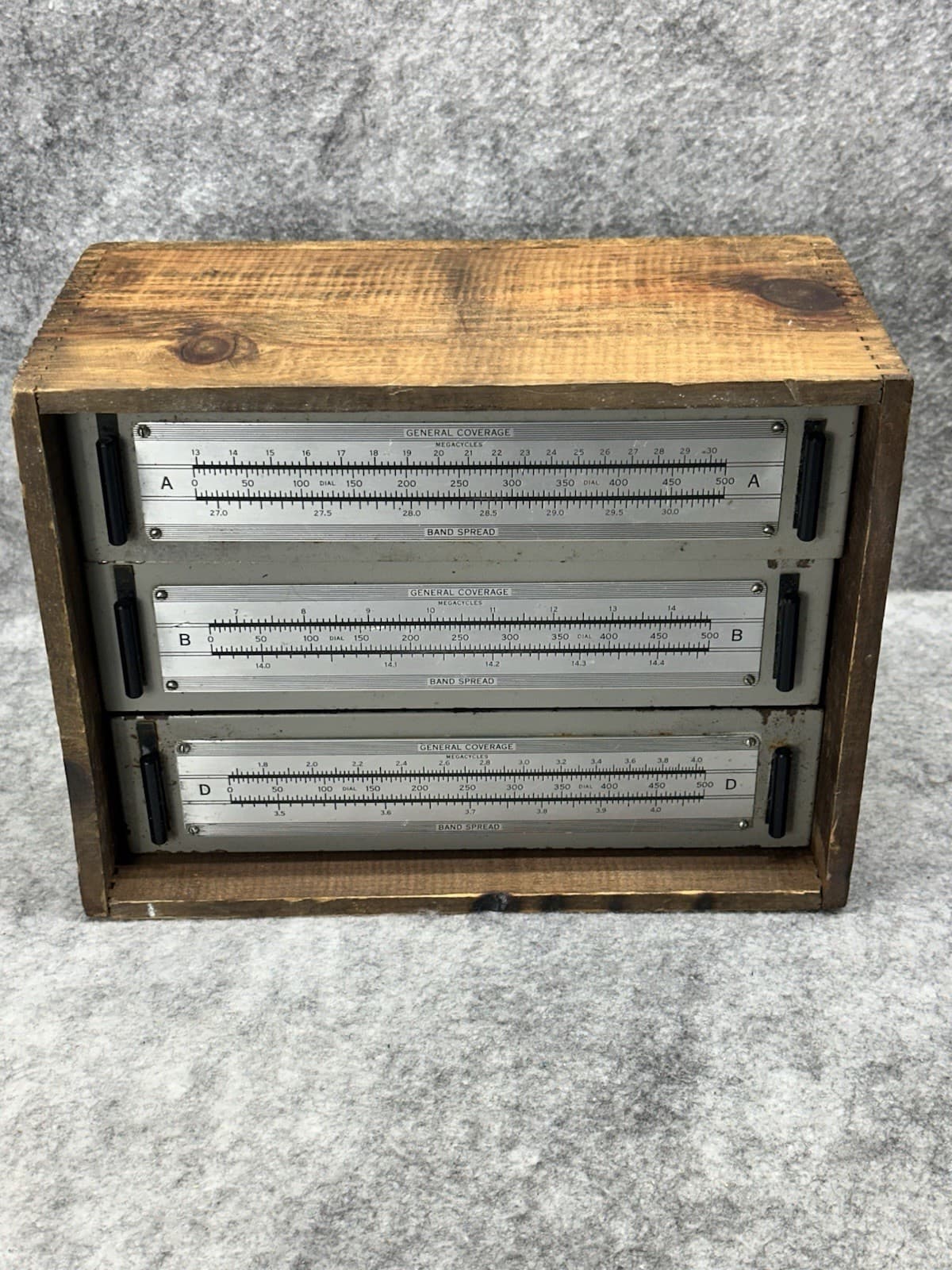 NATIONAL COIL SET HRO 7 IN BOX A B D INCLUDES WOOD BOX