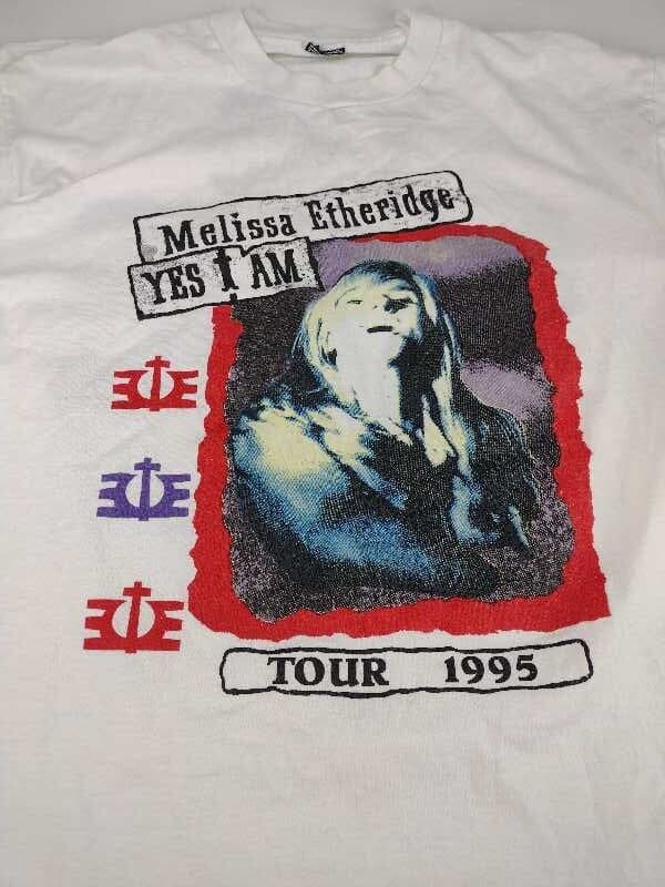 Melissa Ethridge Single Stitch Concert Tshirt - 1995 Yes I Am - Men's XL Origina