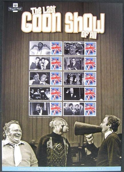 CS18 2012 Goon Show smiler sheet with 10 x 1st, fine MNH.