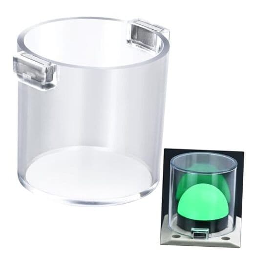 Strong Magnet Magnetic Push Button Switch Protective Cover 66*64mm Round Hole