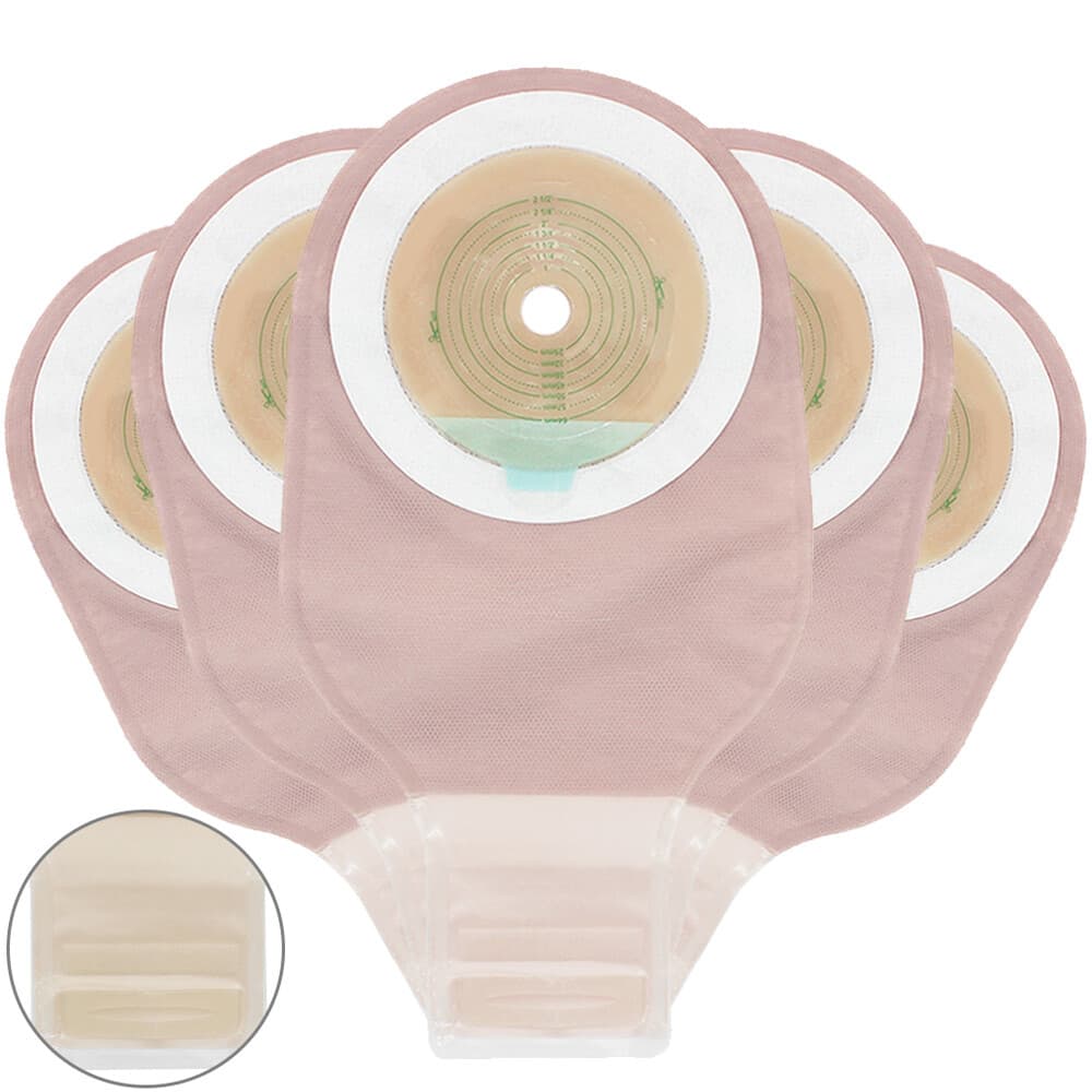 Colostomy Bags Ostomy Supplies One-Piece Drainable Ostomy Pouch for Ileostomy