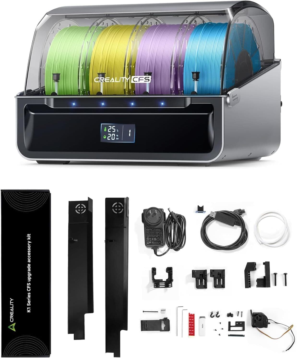Creality K1 Series Muti-Color CFS Upgraded Accessory Kit with CFS for K1 MAX/K1C
