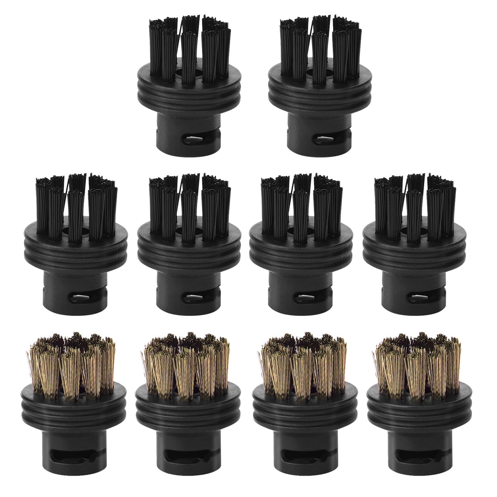 10 Pack Steam Cleaner Brush Heads, Compatible Steam Cleaner, Replacement Part...