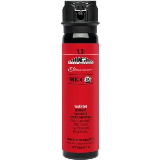 Defense Technology First Defense OC Foam MK-4 1.3% Solution Pepper Spray 3 oz.