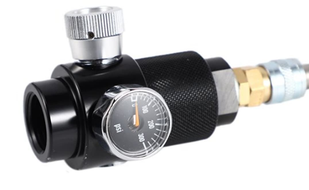 Paintball PCP Airsoft CO2 Tank Cylinder Regulator & Adapter DIY Range 0~200psi