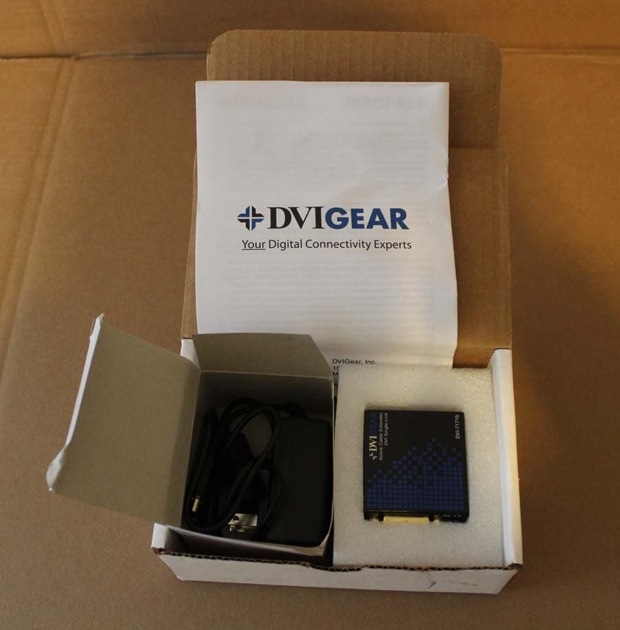 NEW DVIGEAR DVI-7171b DVI Single Link Active Cable Extender