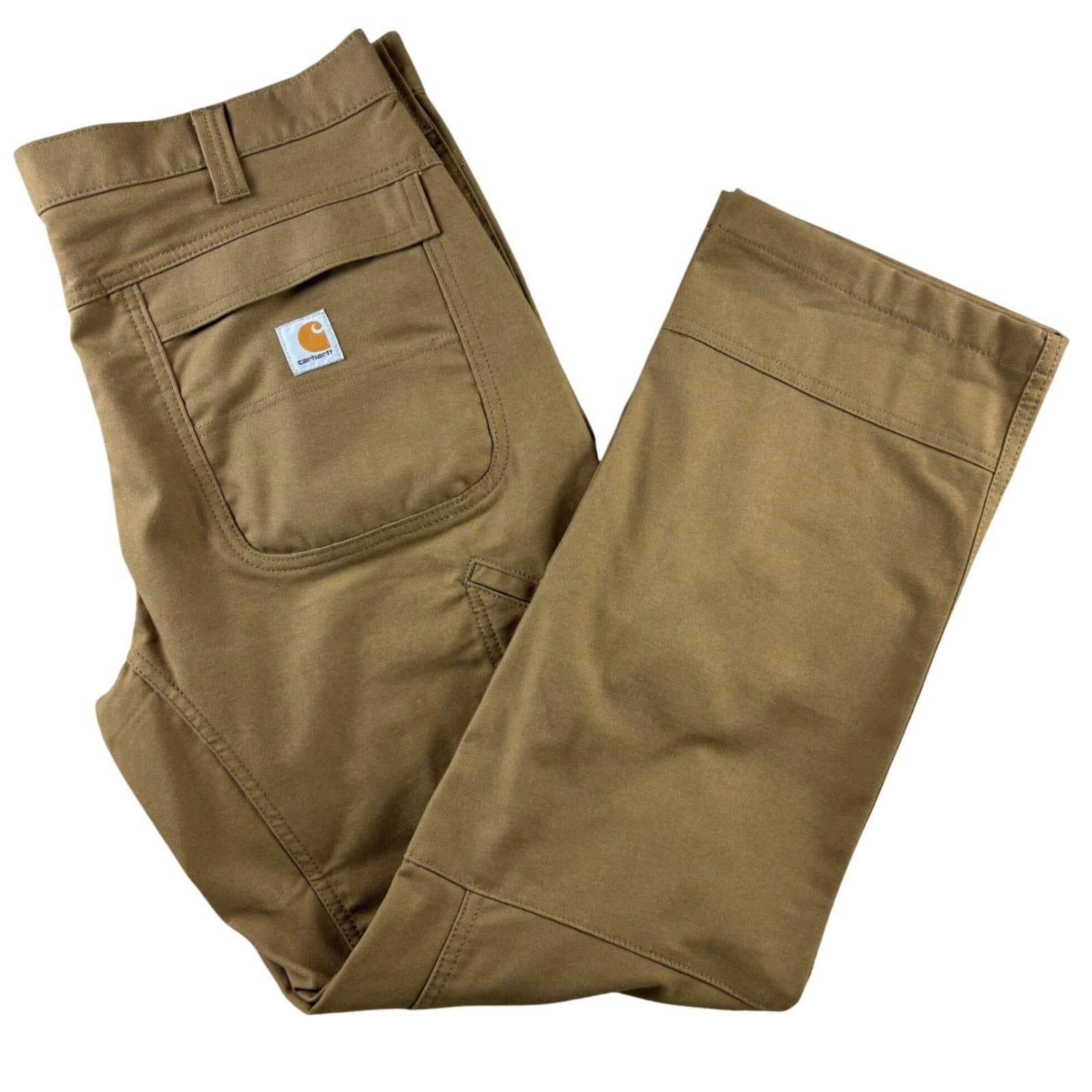 NEW Carhartt Full Swing Canvas Work Pants Men's 38x32 Brown 102812 Relaxed Fit