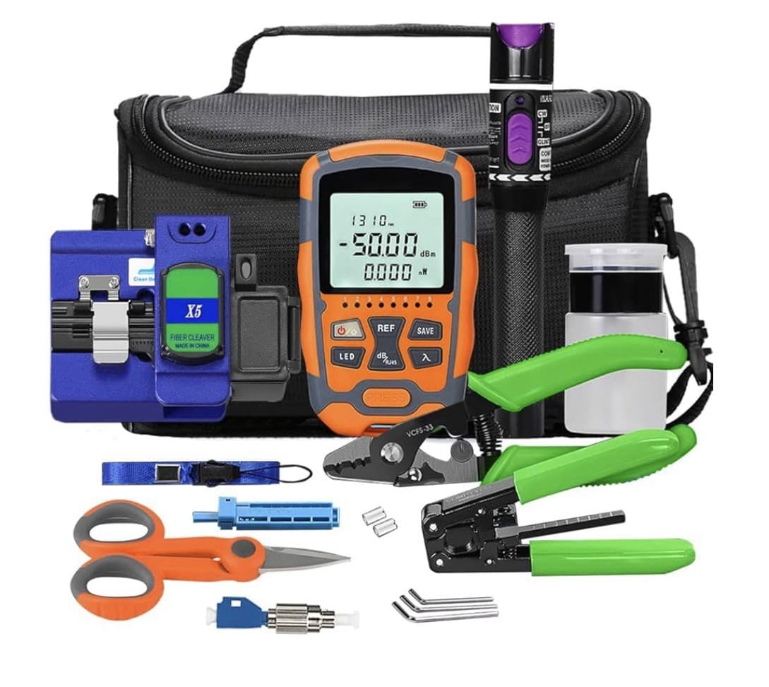 YICIZOL 30km Visual Fault Locator,Optic Fiber power Meter with FC,SC Connecto...