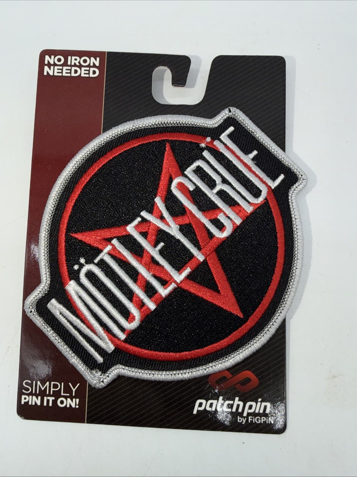 MOTLEY CRUE PATCH PIN 4" PATCH BY FIGPIN