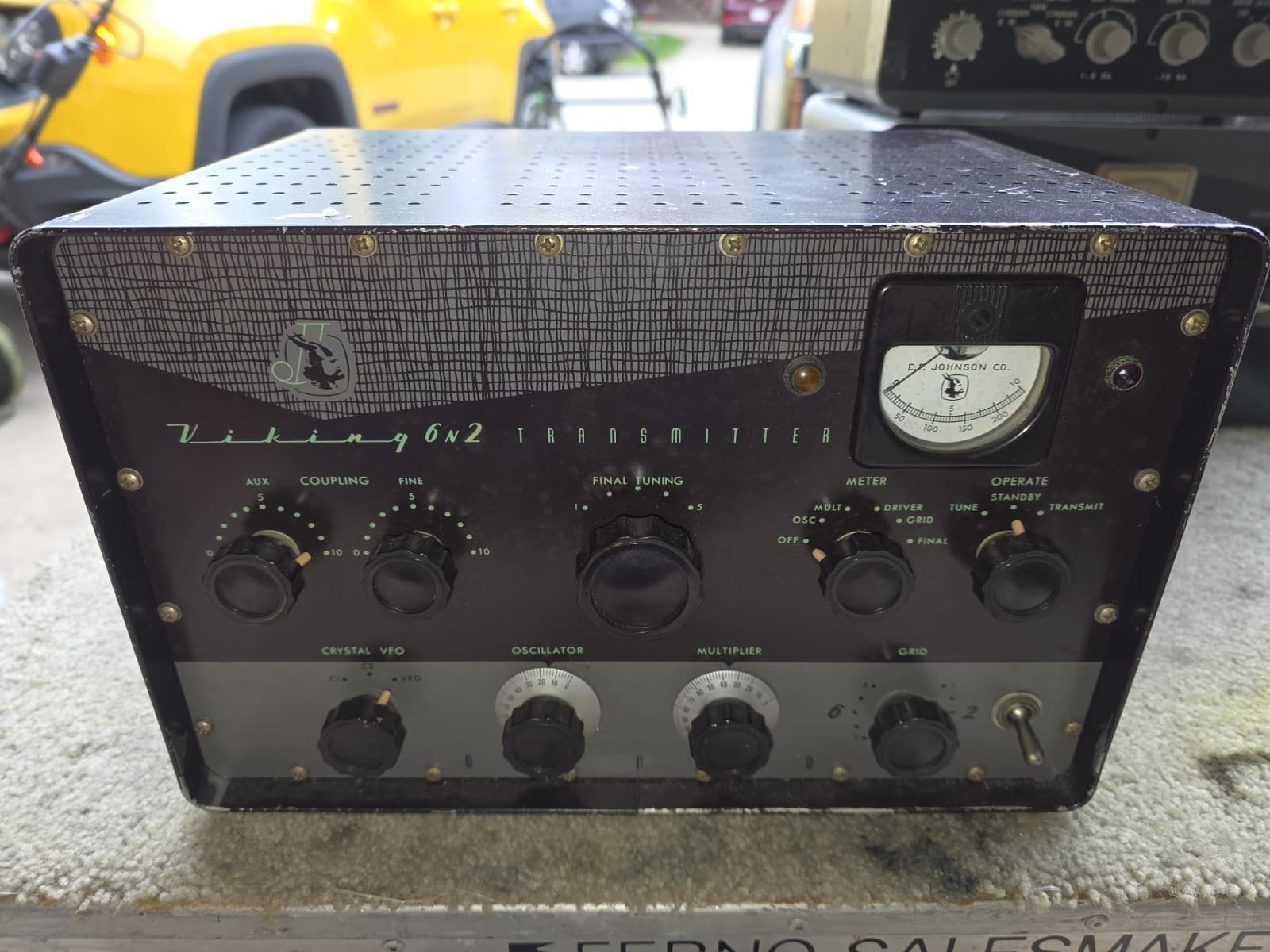 EF JOHNSON VIKING 6N2 Transmitter !!!WORKING!!! !!!GREAT CONDITION!!!