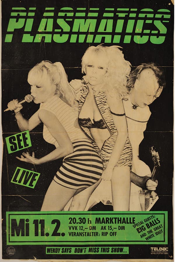 PLASMATICS Wendy O Williams Punk Rock Relics Poster Print Canvas Giclee Annex