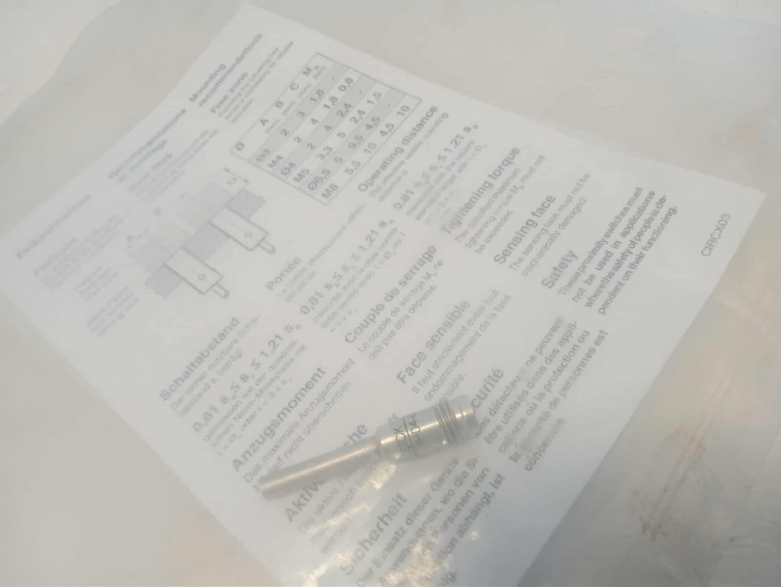 SICK 6020114 sensor IH04-0B8PS-VT1 dia-Ø 4 mm Switching frequency 5,000 Hz,
