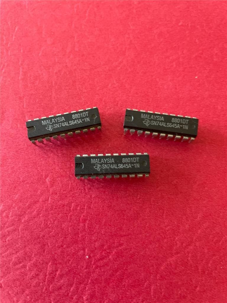 SN74ALS645A 74ALS645 OCTAL BUS TRANSCEIVERS WITH 3-ST OUT IC 20 PIN DIP (Qty 3)
