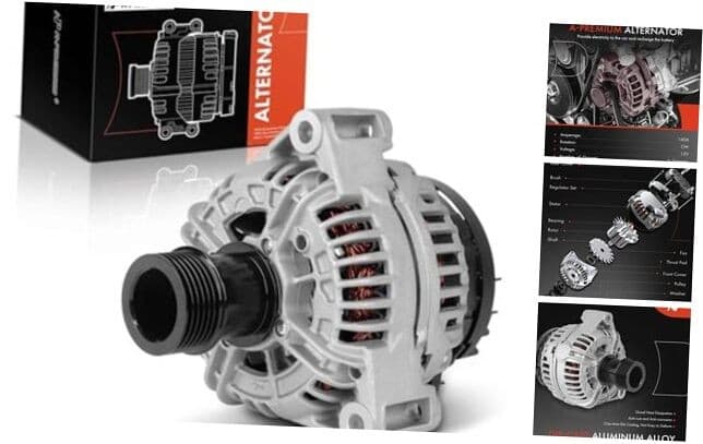 Alternator Compatible with Saab 9-3 2002-2003, 9-5 2002-2009, 2.0L 2.3L, 12V