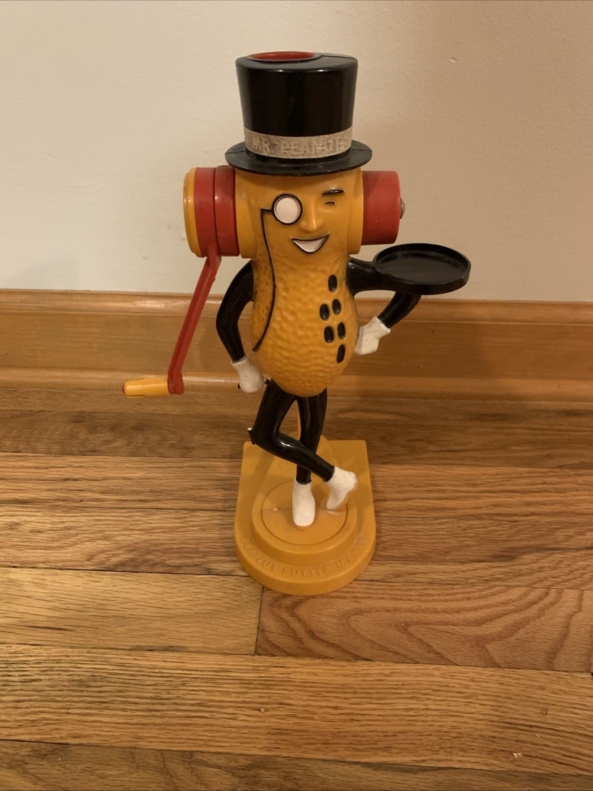 Planters Nabisco Mr. Peanut Peanut Butter Maker Figure Vintage 1996 Monocle 12"