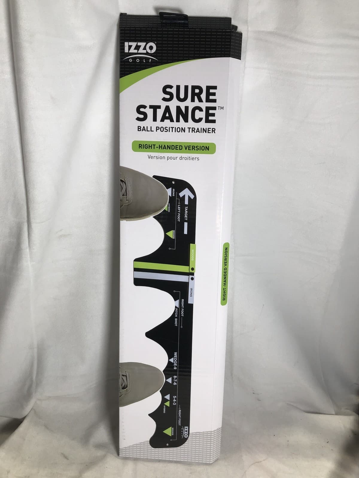 IZZO Golf Sure Stance Ball Position Trainer Right-Handed Version