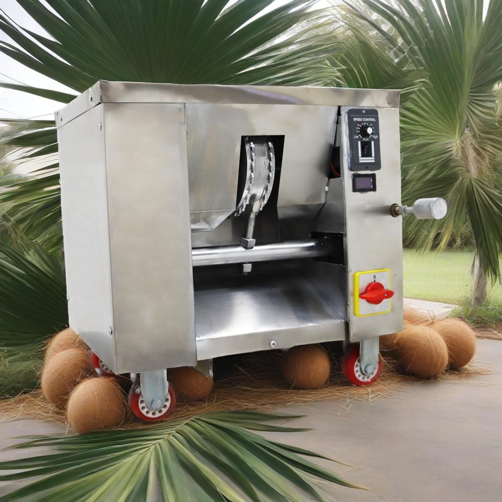 220V Quick Coconut Sheller Coconut Meat Harvesting Tool Coconut Machine