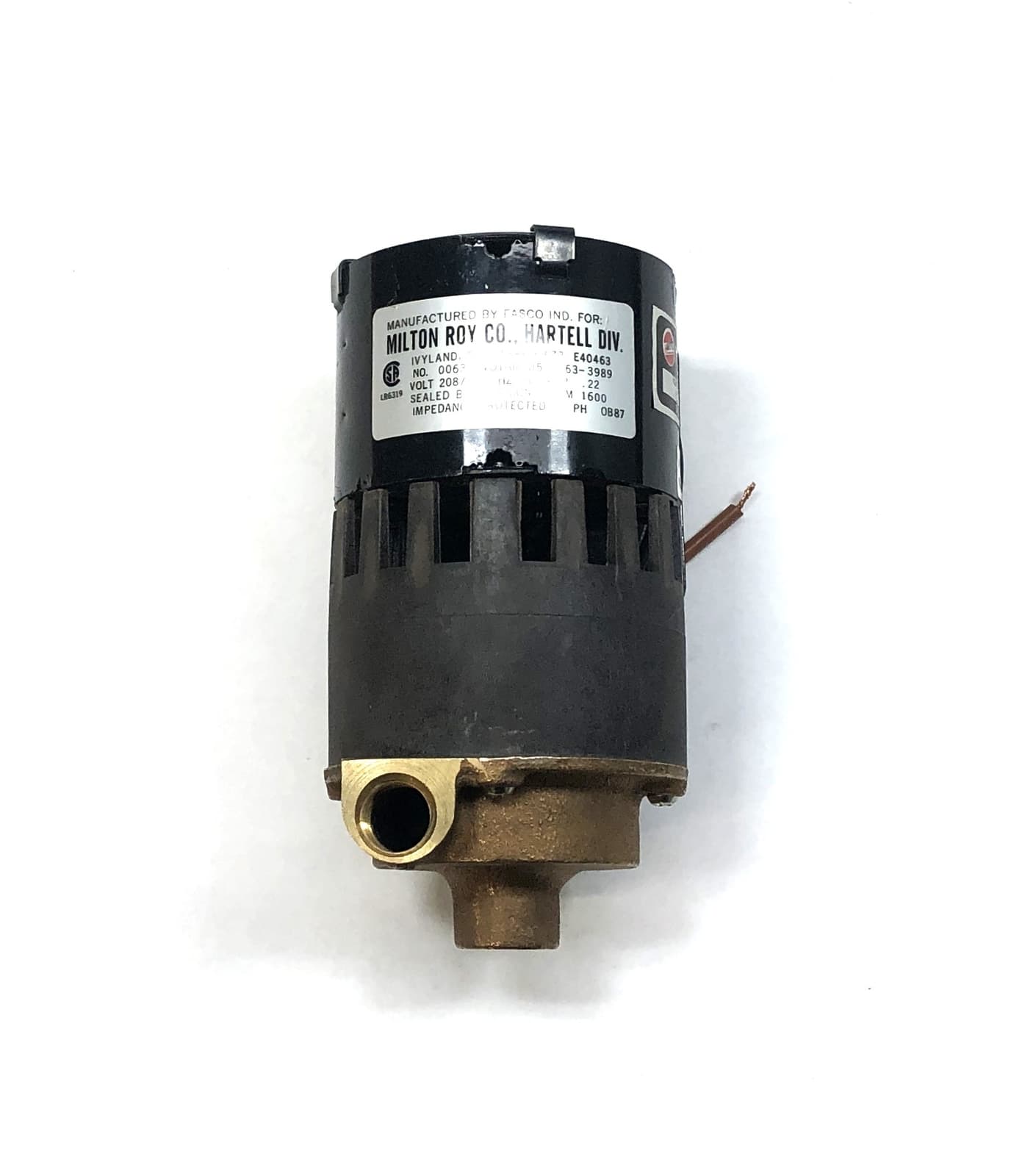 Fasco / Milton Roy Co. Type 63Z3 Magnetic Drive Pump CP-4CM-2 (E40463) NOS