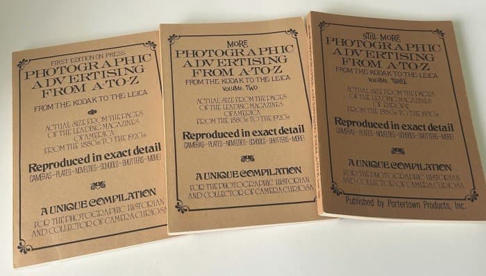 Photographic Advertising from A to Z, From The Kodak To The Leica (3) Volume Set
