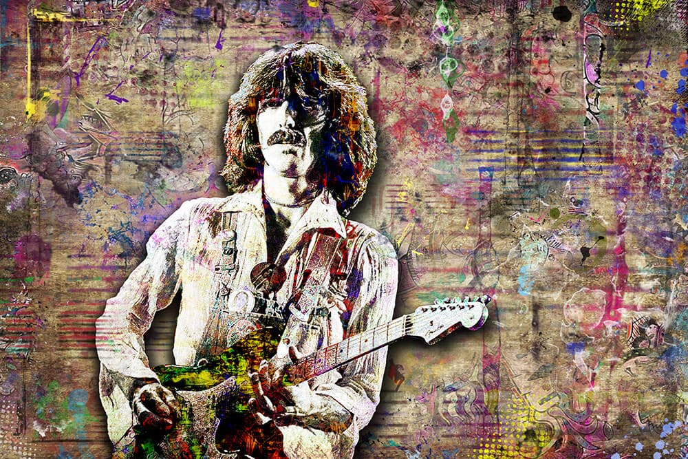 George Harrison 20x30in Poster GEORGE HARRISON THE BEATLES 20x30inch Free Ship