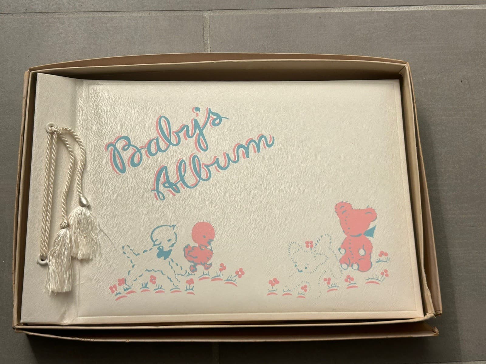Vintage Unused Baby Album Memory Book 50s