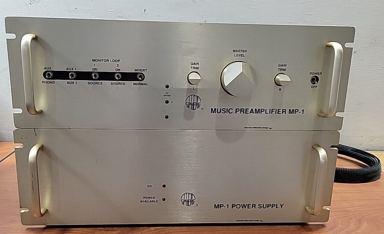 Atma-Sphere MP-1 MUSIC AMPLIFIER AND POWER SUPPLY