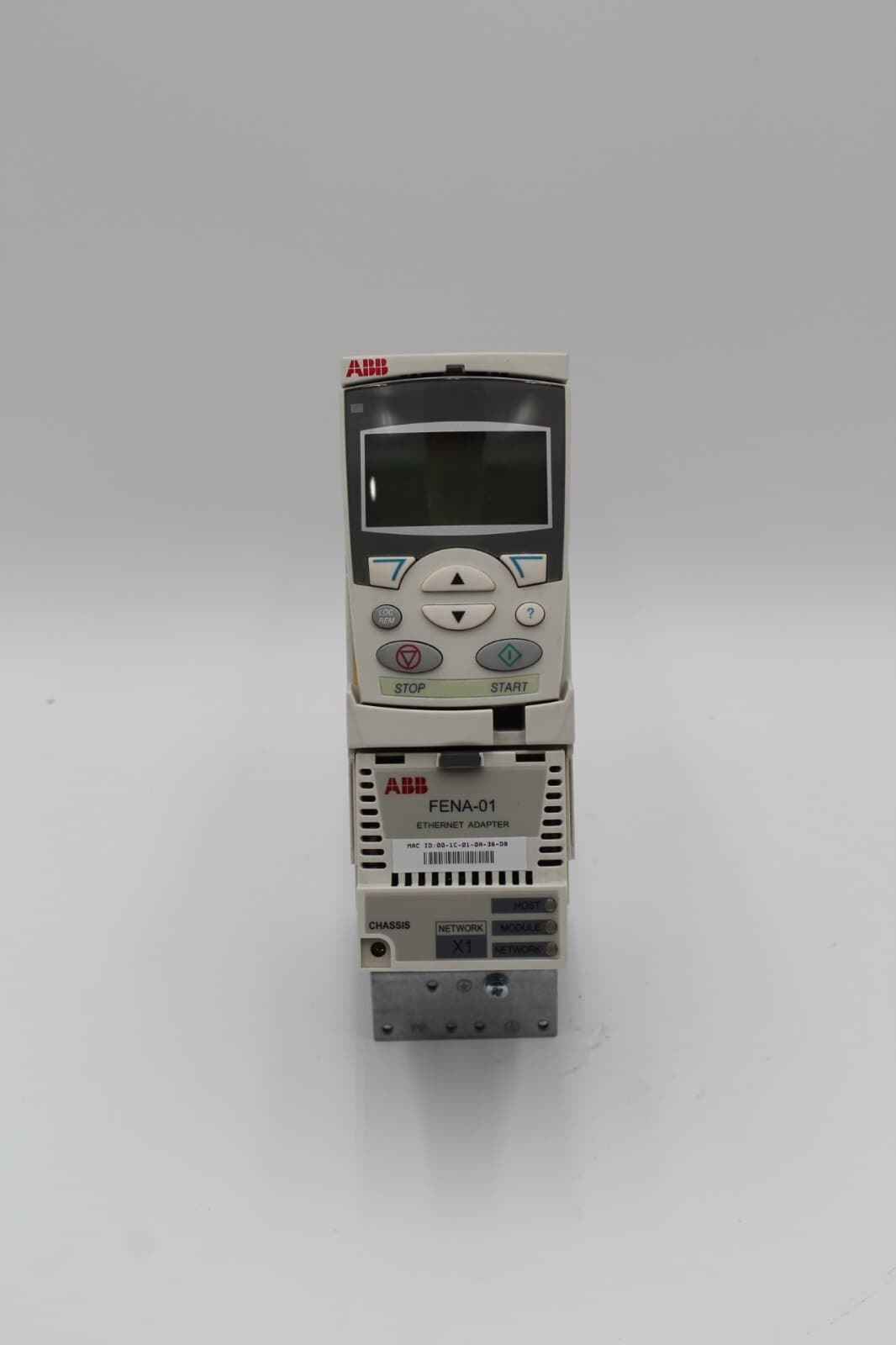 ABB ACS355-03U-08A8-4 5hp AC Drive w/ Ethernet Adapter