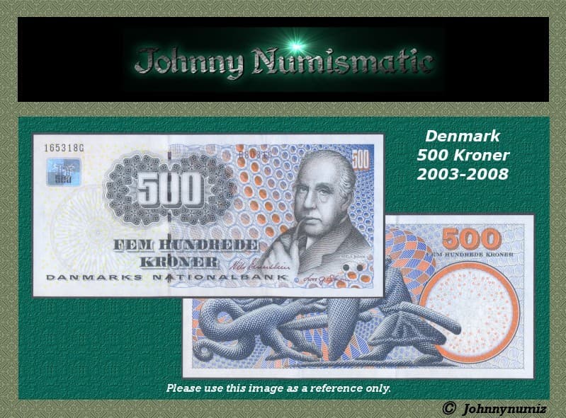 Denmark 500 Kroner 2003 UNC