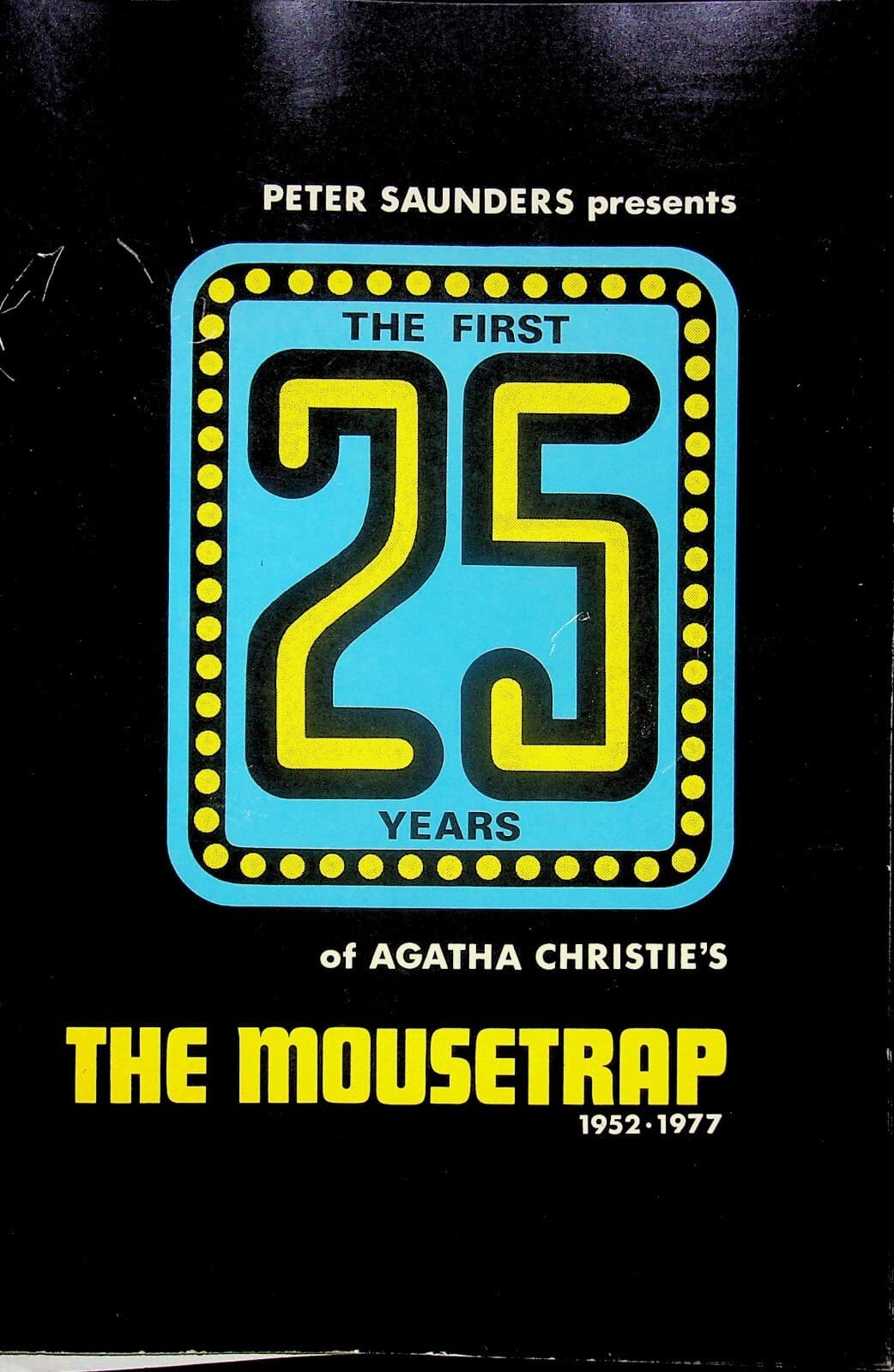 Vtg 1952-1977 The Mousetrap by Agatha Christie 25 Years Edition