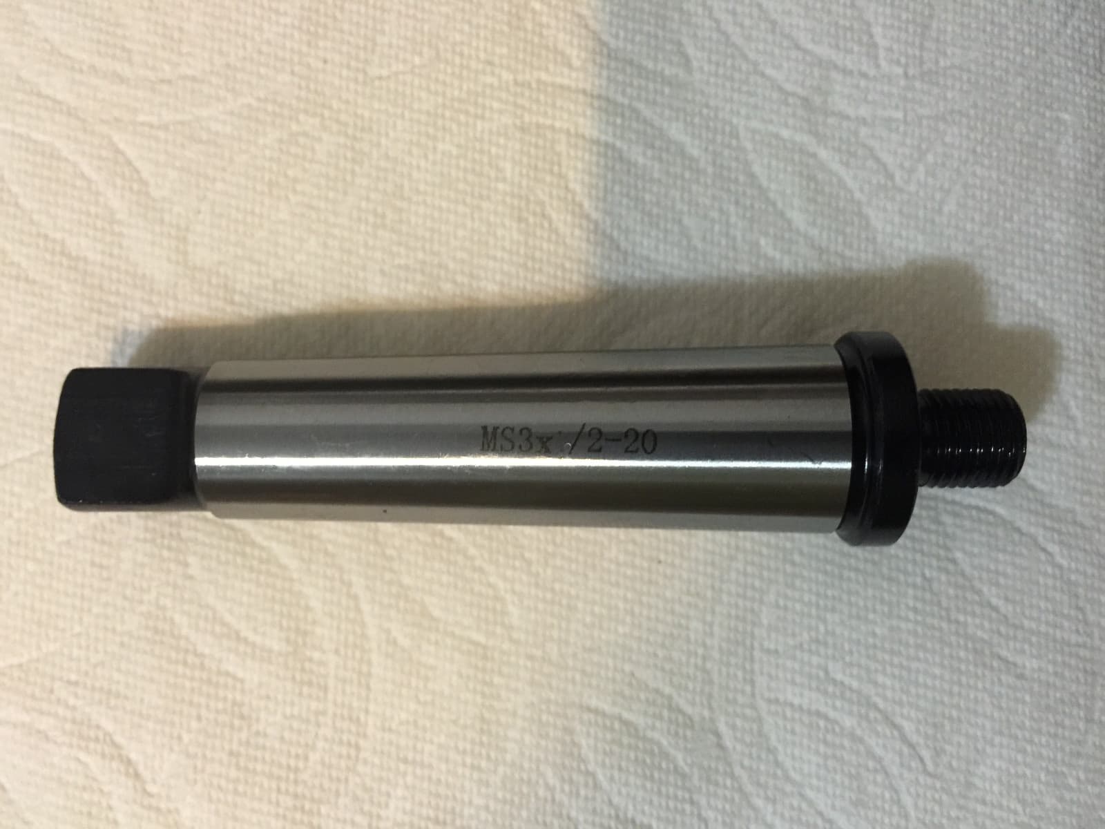 3MT SHANK TO 1/2"-20 THREADED MORSE DRILL CHUCK ARBOR 3 MORSE TAPER MT3