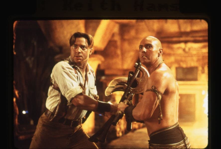 The Mummy Returns Brendan Fraser Arnold Vosloo Original 35mm Transparency 2001