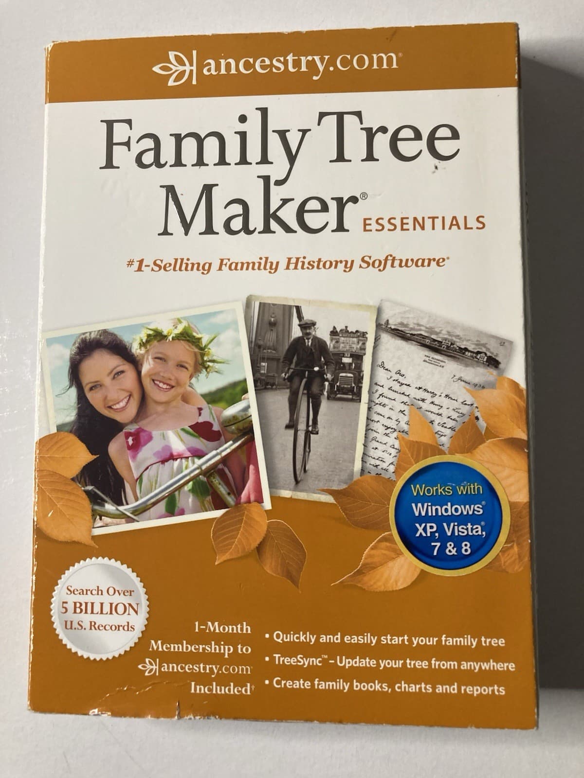 Family Tree Maker Essentials Ancestry.Com 2012 Preowned