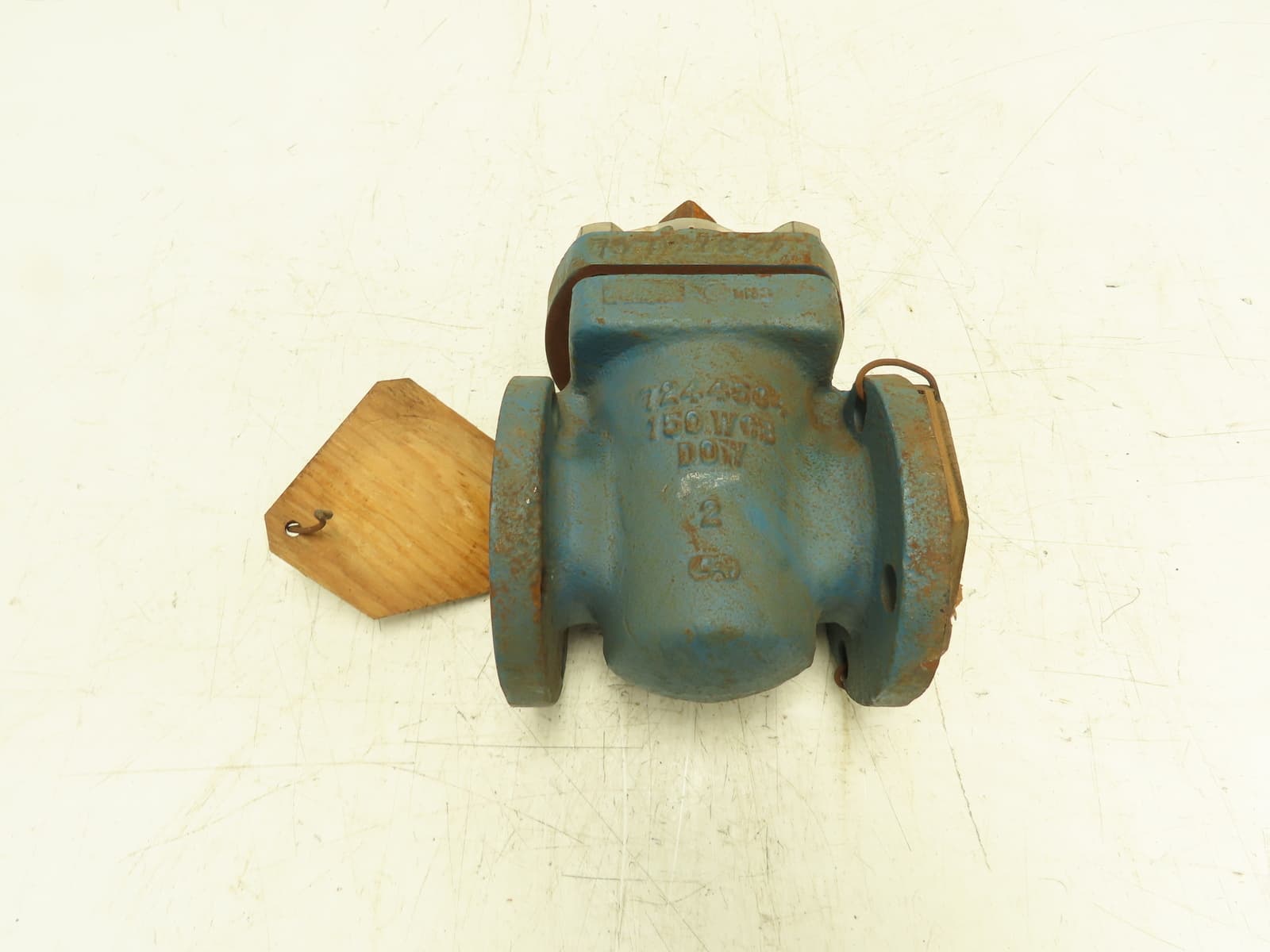 DOW Chemical Rubber Lined Plug Valve 2" Flanged 150 WCB