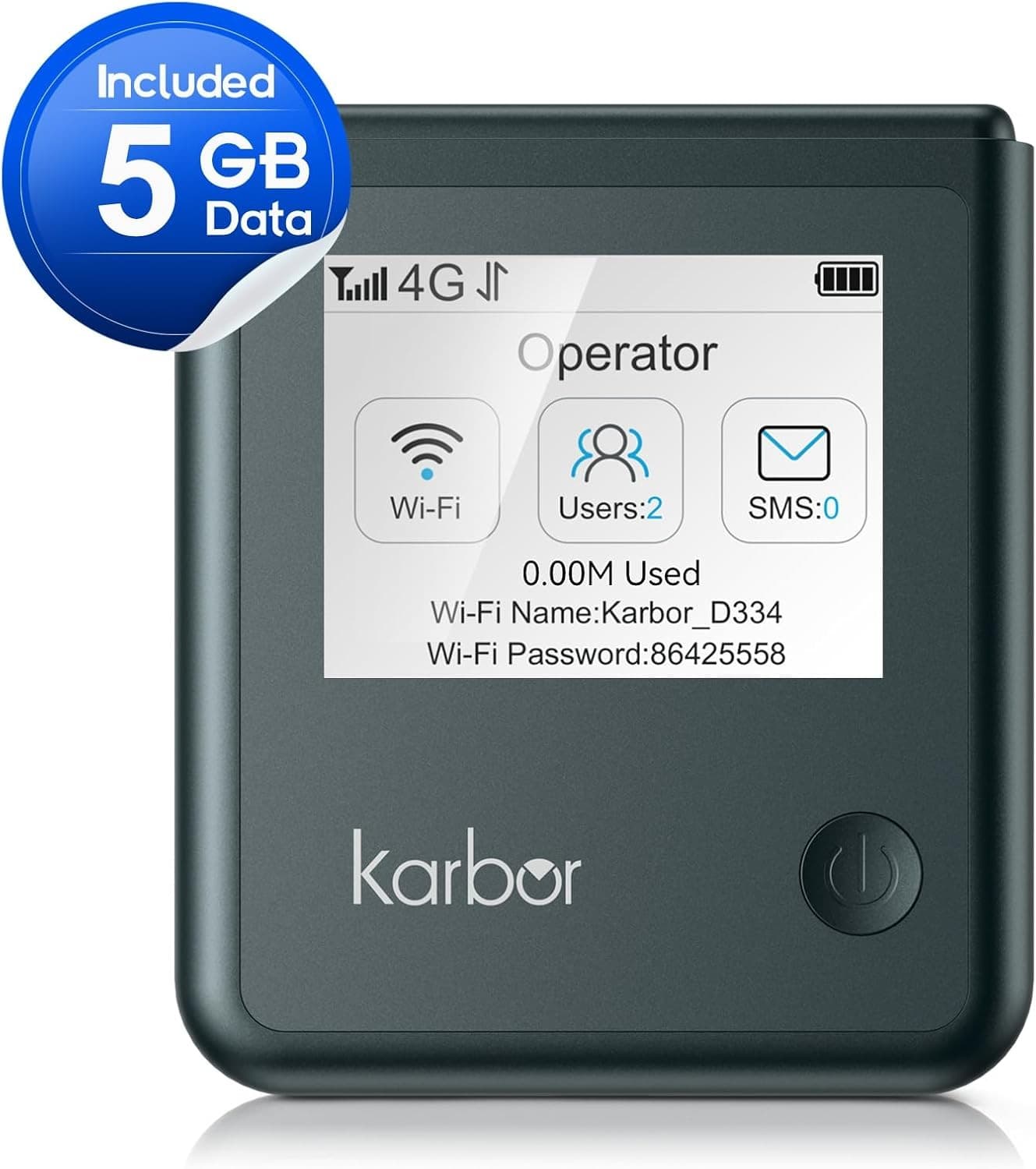 Karbor MIFI 4G LTE Mobile Hotspot Router Portable WiFi Pocket Network Router