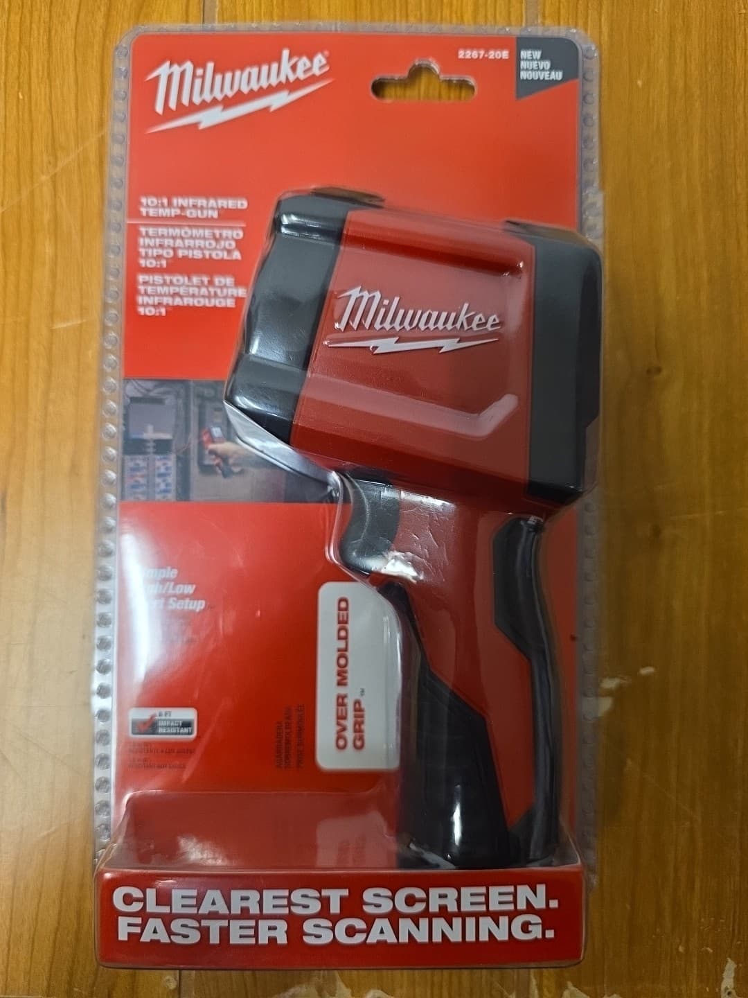 New Milwaukee 2267-20E 9V 10:1 Infrared Temp-Gun