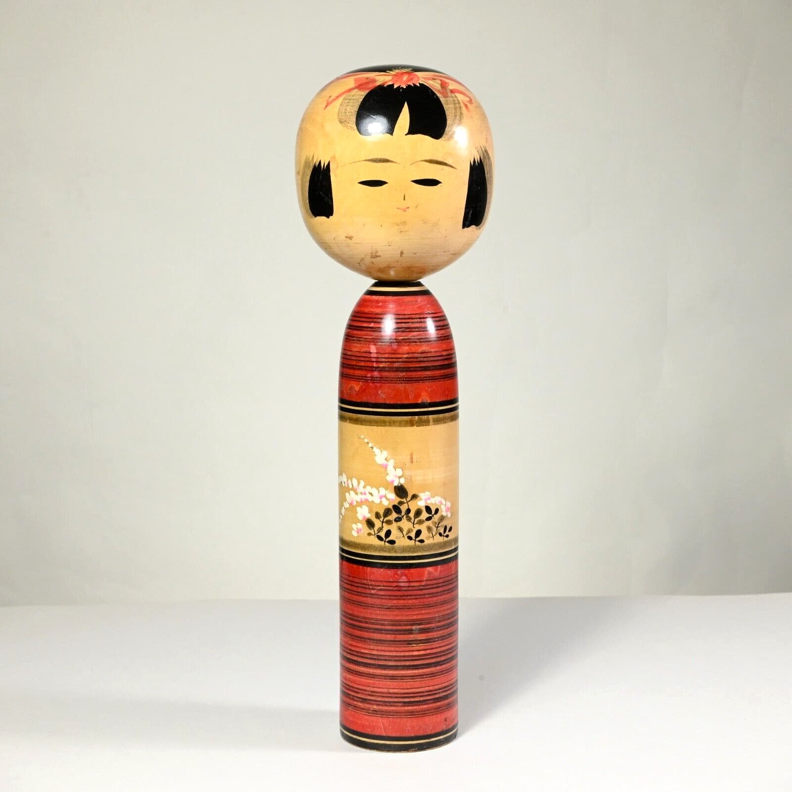 Master KICHESUKE AGATSUMA Shingatta Kokeshi Signed Japan 1970 - Large 12"