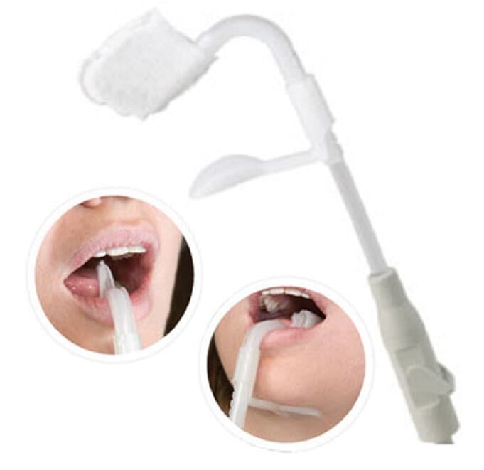 10 X Dental Disposable Lingua-Fix Saliva Dry Field Isolation Ejectors White