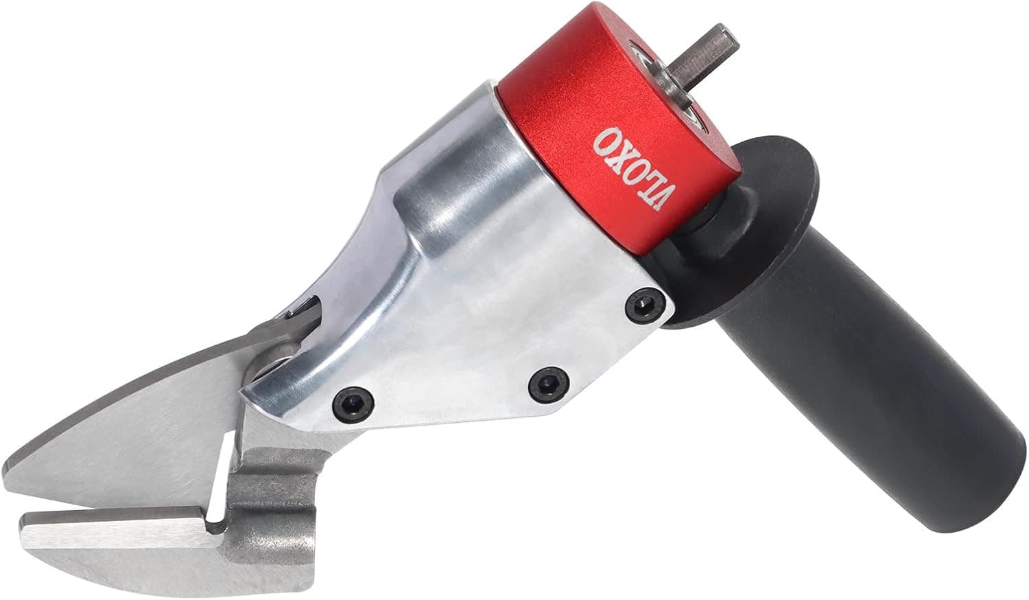 Metal Shears Drill Attachment,Sheet Metal Cutter with 360 Degree Pivoting Handle