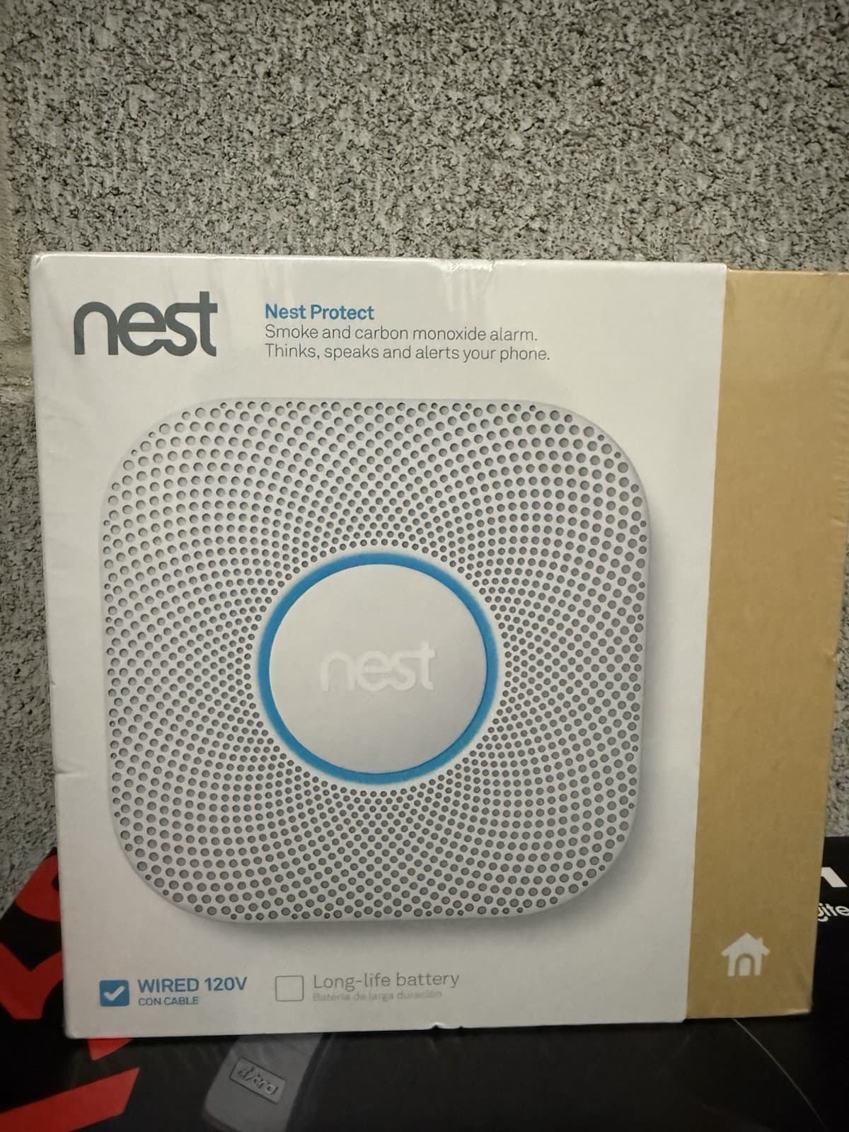 Google Nest Protect Carbon Monoxide Smoke Detector - S3003LWES, Expires in 2027