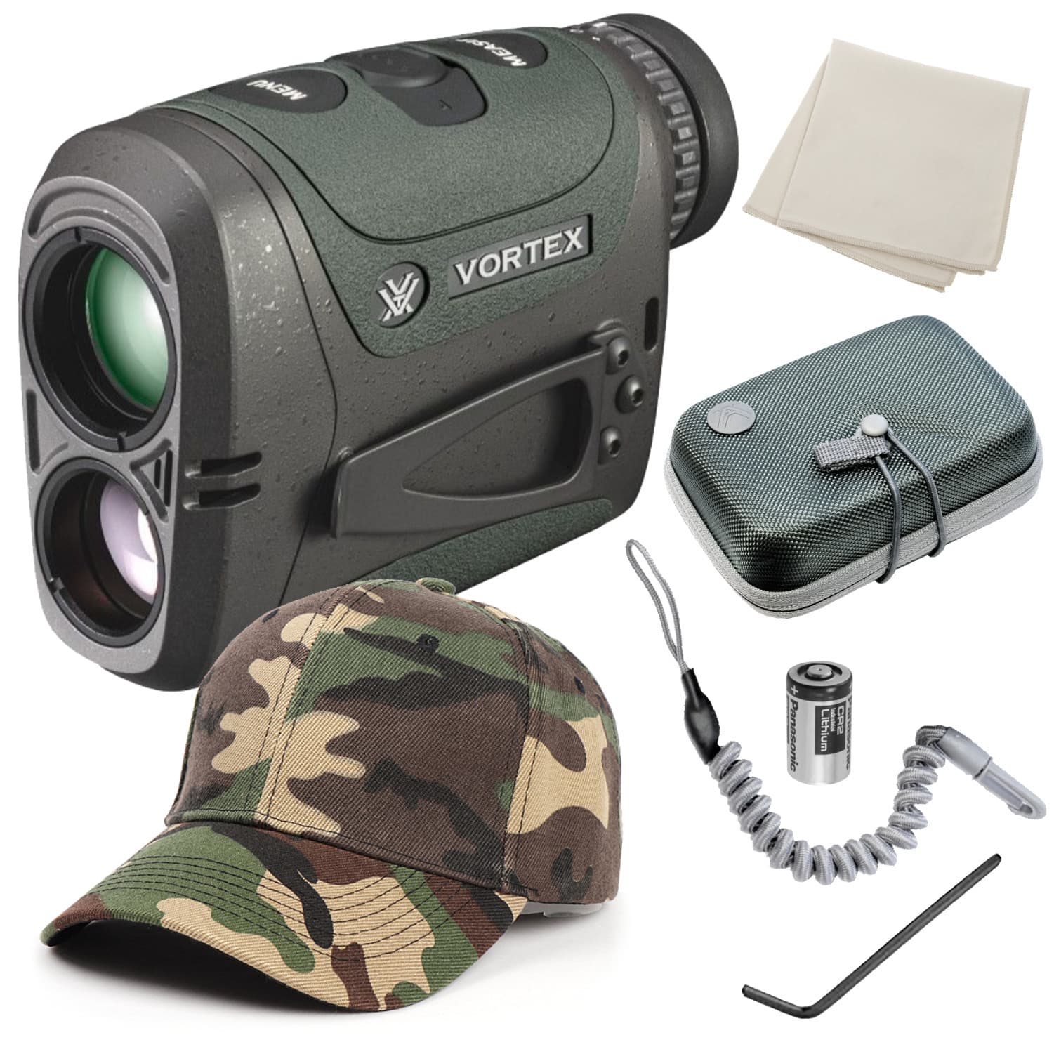 Vortex Optics Razor HD 4000 GB 7x25mm Ballistic Laser Rangefinder w/ Free CF Hat