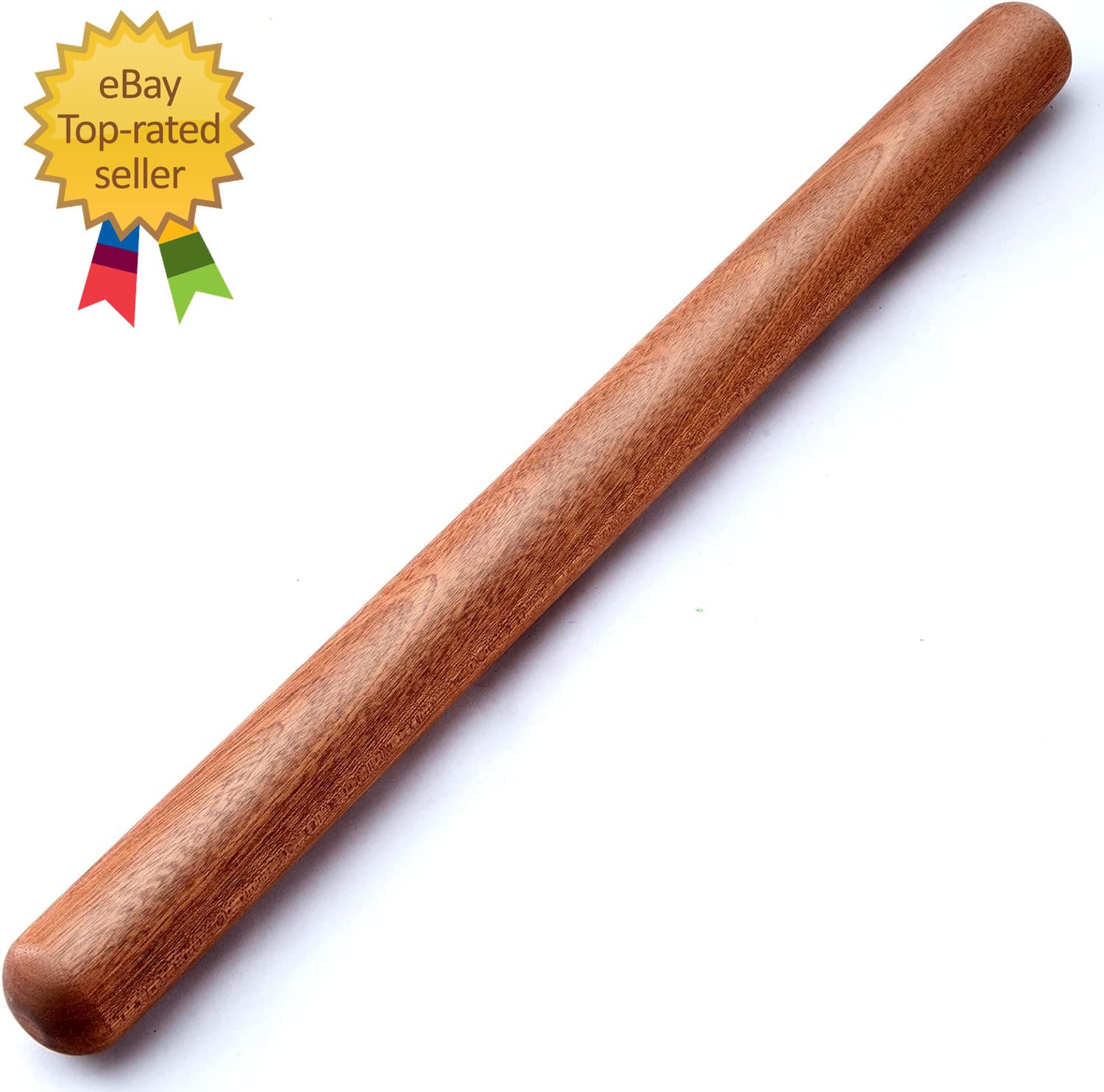 Aisoso French Rolling Pin, 17.7 Inches Wood Rolling Pin for Baking Extra Long Th