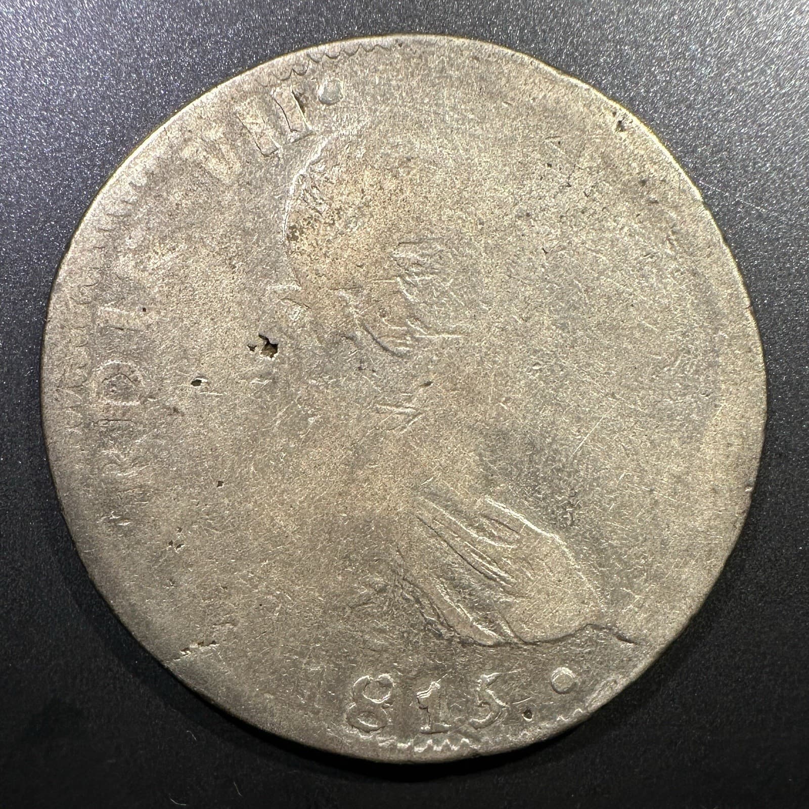 1815 MZ Durango Mexico 8 Reales Silver War of Independence Rare Early Date